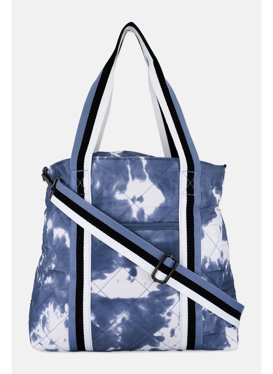 Women Tie Dye Tote Bag 34 H x 42 L x 13 W cm, Storm Blue - pzsku/ZE1235865EF1CB53D74E3Z/45/_/1737641872/b4d04d95-0614-4e9f-8b90-563395c2907d