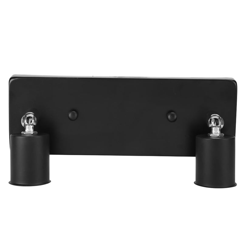 Elegant E27 Lamp Holder with Rectangular Turning Base DIY Accessories for Ceiling Wall LampBlack - Image 2