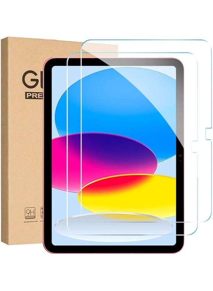 Green Tiger Screen Protector for iPad 10th Generation (10.9-inch 2022 Models A2696/A2757/A2777), Tempered Glass Protective Film Guard for iPad 10 2022