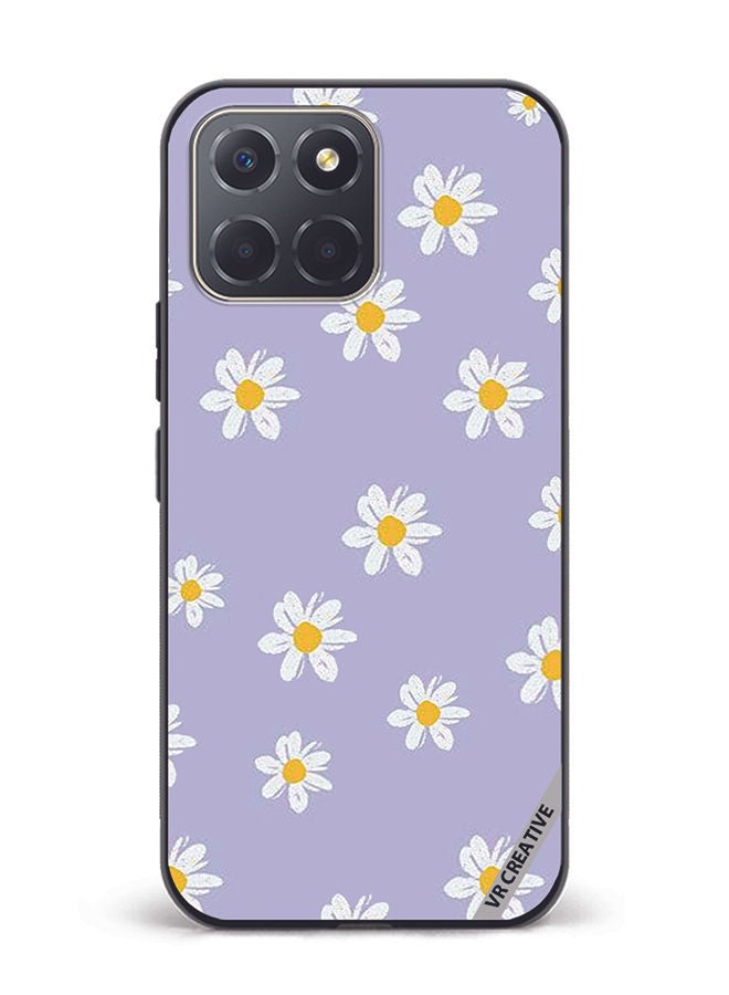 VR CREATIVE Protective Case Cover For Honor X6 Daisy Flower Design Multicolour - Image 1
