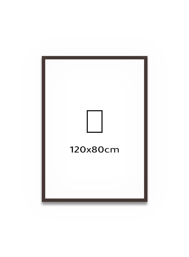 Marktna Decorative Wall Art Painting 120x80cm With an Abstract Design Brown Frame And a Transparent Acrylic Layer 0.5kg - Image 4