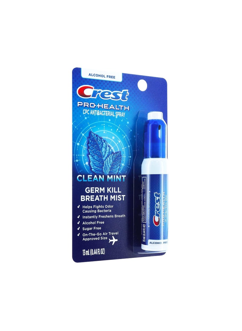 Crest Pro-Health | Portable CPC Mist with Clean Mint Flavor | Fights Odor-Causing Germs for Instant Fresh Breath - 1 Count (0.44oz) Breath Spray - Image 1