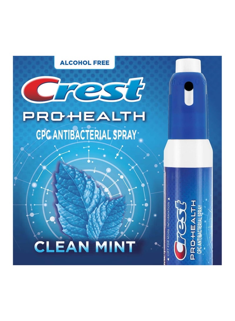 Crest Pro-Health | Portable CPC Mist with Clean Mint Flavor | Fights Odor-Causing Germs for Instant Fresh Breath - 1 Count (0.44oz) Breath Spray - Image 2