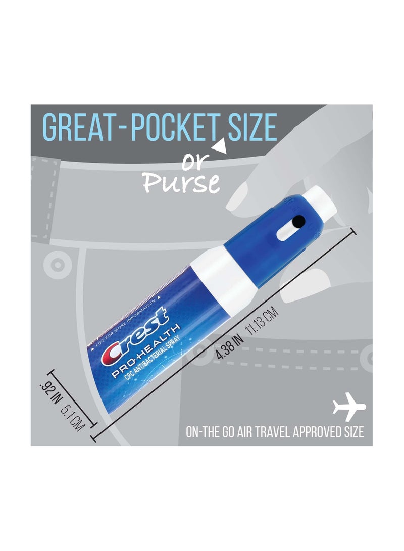 Crest Pro-Health | Portable CPC Mist with Clean Mint Flavor | Fights Odor-Causing Germs for Instant Fresh Breath - 1 Count (0.44oz) Breath Spray - Image 4
