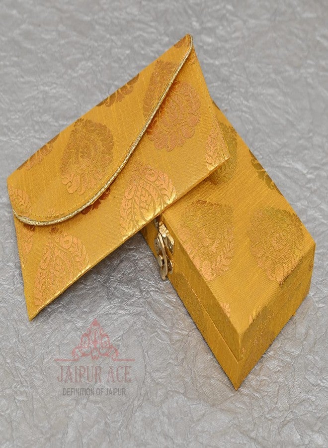 JAIPUR ACE صندوق نقود مزخرف مطبوع عليه شعار جايبور إيس، مع ظرف، هدية زفاف، غلاف مجوهرات، عبوة متنوعة من قطعتين، صندوق متعدد الألوان - Image 2