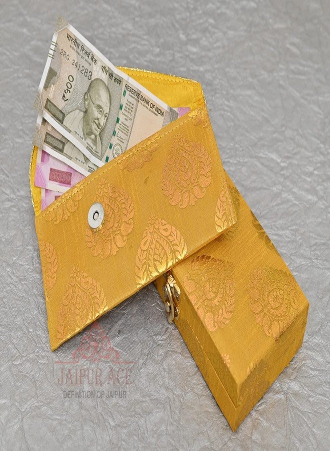 JAIPUR ACE صندوق نقود مزخرف مطبوع عليه شعار جايبور إيس، مع ظرف، هدية زفاف، غلاف مجوهرات، عبوة متنوعة من قطعتين، صندوق متعدد الألوان - Image 4
