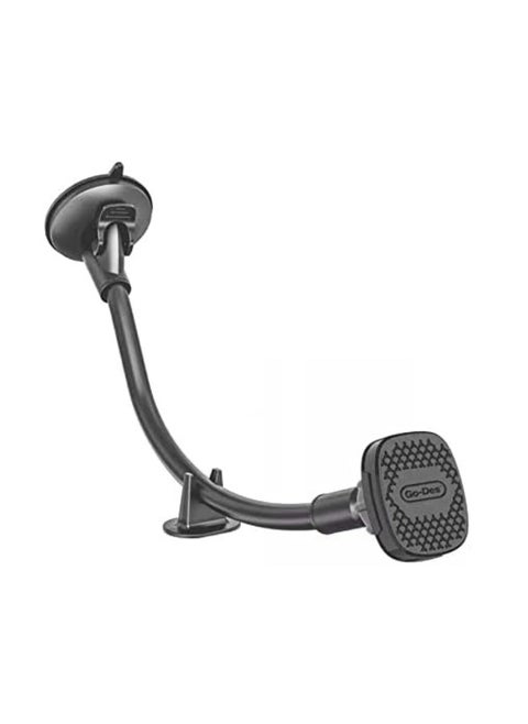 Go-Des Magnetic Car Holder(GD-HD761) Windshield u0026 Center Console Dual Purpose Car Bracket_Black