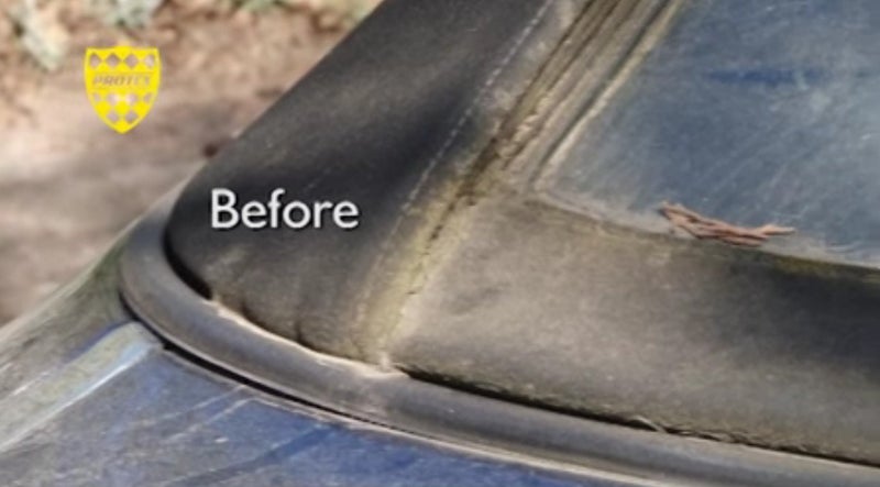 PROTEX World Convertible Soft Top Canvas Restorer (Black) 500 Milliliter - Color Restores Like New - Image 3