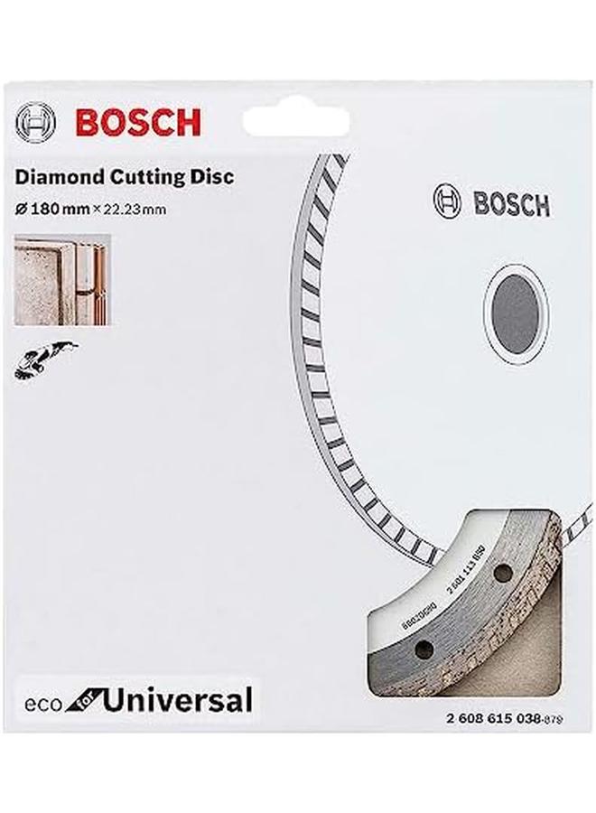بوش Eco لقرص قطع الماس العالمي للمطاحن ذات الزوايا الصغيرة قطعة واحدة بقطر 180 مم - Image 2