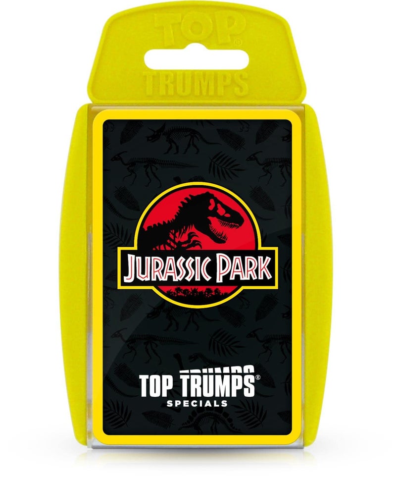 Top Trumps Top Trumps Jurassic Park Specials Card Game, journey through Isla Nublar and play with Dr Malcolm, Donald Gennaro, Eric Kirby and Alan Grant, educational gift and toy for boys and girls Aged 6 plus - Image 1