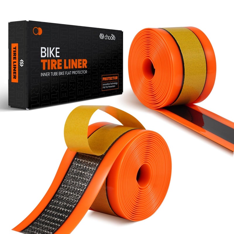 CNCLOL CNC Bike Tire Liners,Mountain Bike Puncture Proof Tire Linerï¼ˆWidth 38mmï¼‰,Bicycle Inner Tube Flat Protector-Self Adhesive Compatible with 16/20/24/26/27.5/29 x 1.95-2.125 Tires. - Image 1