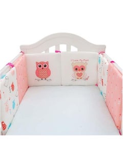 DUNISO 6 Pieces of Baby crib protective pads,universal pure cotton rectangular surround pads, children's bed surround, soft, breathable and anti collision, 30cm * 30cm  - Image 1