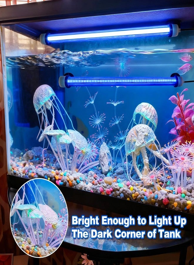 SZMiNiLED Submersible Aquarium Light for Fish Tank: Full Spectrum Underwater Fish Tank Light with Dimming 8 Colors - COB LED Aquarium Lights with Remote and Suction for 7.8 Inch Saltwater Freshwater Tanks - Image 4