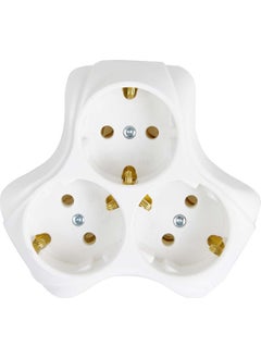 Konza 3-Piece Grounded Papatya Golyat Triple Socket Multiplier  - Image 1