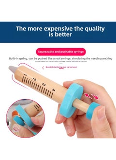 Generic TL Wooden Children's Early Education Simulation Fun Doctors Nurses Play Home Boys And Girls Injection Tooth Extraction Benefiting Intelligence Toys-Color:Interesting Doctor B- TL  - Image 4