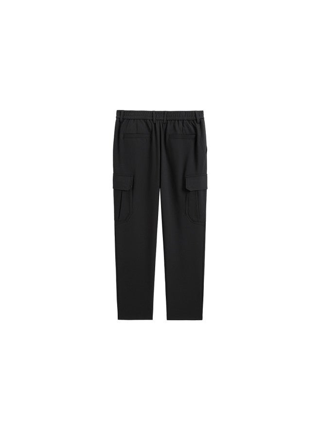 Waxbird Men's Autumn And Winter Hooded Pants Pocket Cargo Straight-leg Men's Casual Pants - Image 3