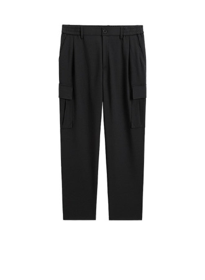 Waxbird Men's Autumn And Winter Hooded Pants Pocket Cargo Straight-leg Men's Casual Pants - Image 1
