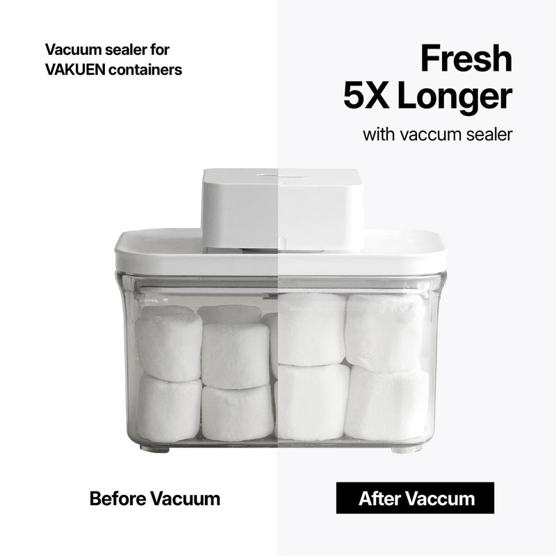 VAKUEN Premium Airtight Food Storage Containers, 4L(4.10qt) Smart One-Click Seal Lid, Patented Double Silicone Lining, 100% Leak Proof, BPA-FREE (Large Container 4.0) - Image 4