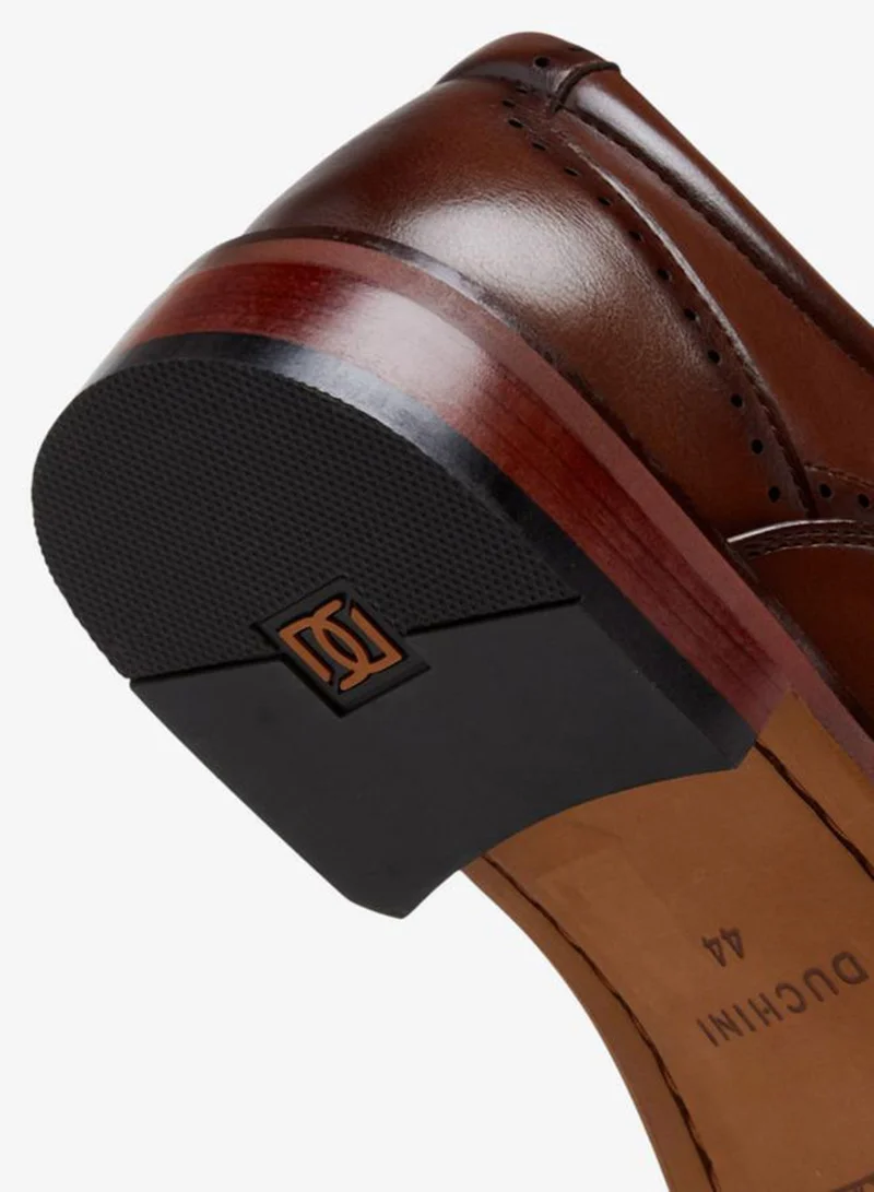 DUCHINI BROWN Men Perforated Loafers for Men | Best Price UAE