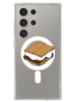 Magnetic Case for Samsung Galaxy S24 Ultra 6.8-inch Compatible with MagSafe Wireless Charging, Shockproof Phone Bumper Cover Ice Cream