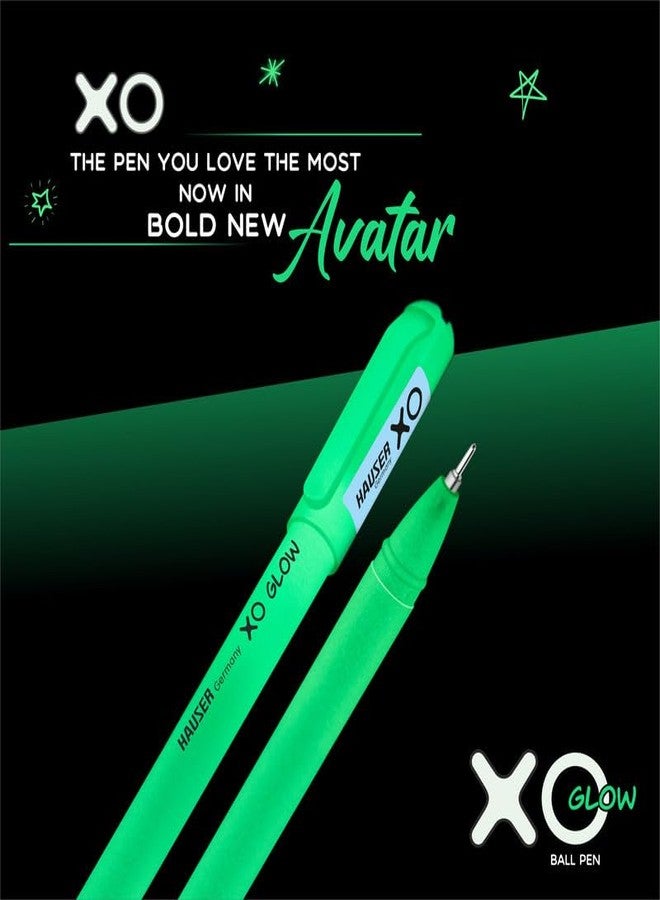 HAUSER ARTZ XO Dark in Glow Ball Pen Refill 20 PCS Assorted - Image 2