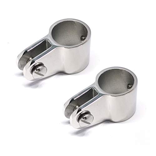 keehui Pair of Marine Grade 316 SS 1-1/4"I.D.Bimini Top Jaw Slide Boat Hardware Fitting for 1-1/4" (32mm) Round Tube - Image 1
