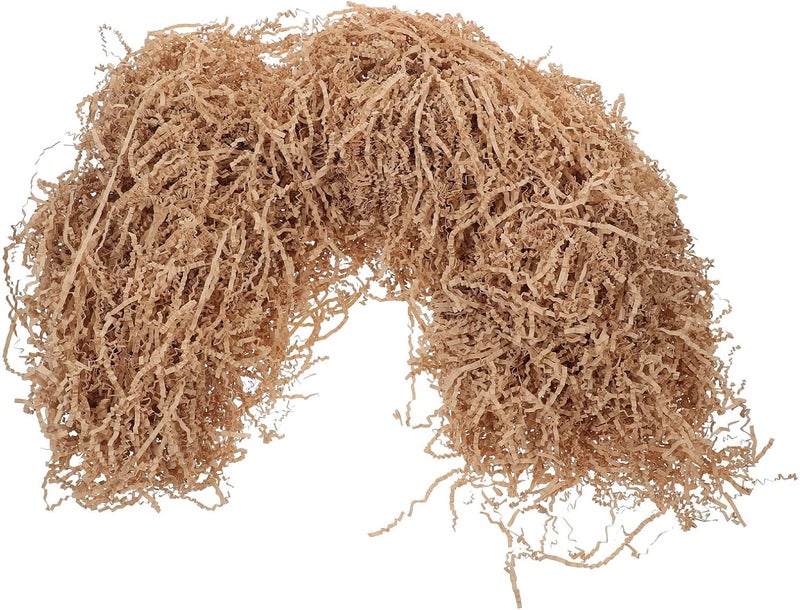 GALPADA Crinkle Cut Paper Shred Filler 1kg Kraft Raffia Paper Shreds Basket Box Packaging Stuffing for Decoration and Party Supplies - Image 1