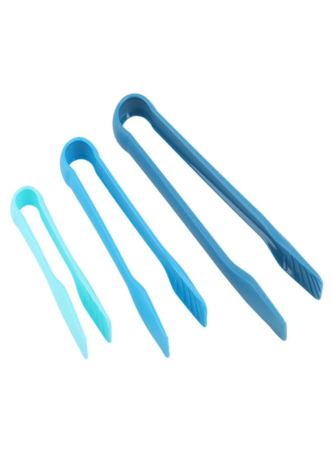 3 PCS Multifunctional Plastic Bread Tongs Food Clamps for Home Bakery (Green) - Image 4