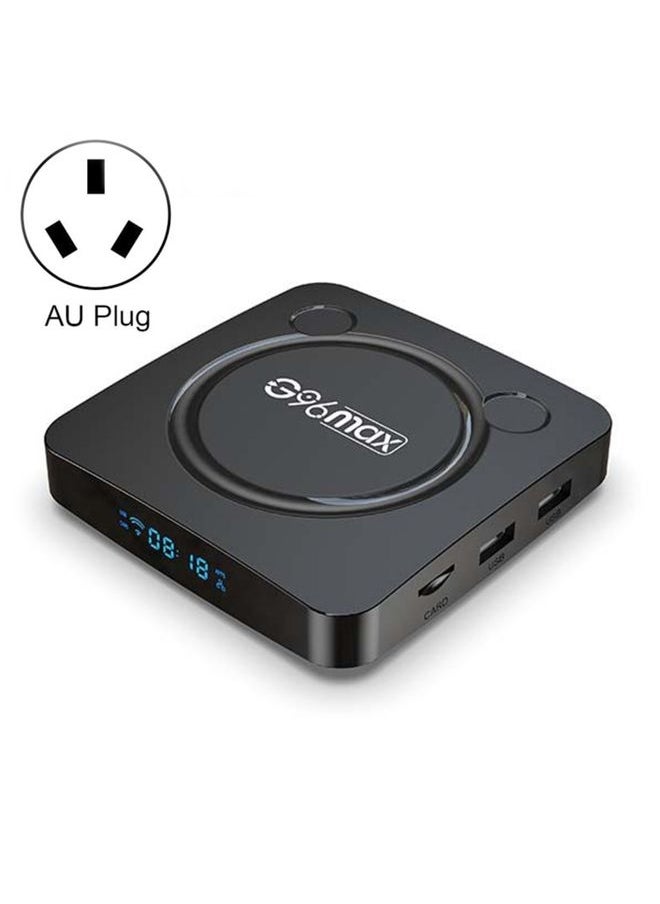 G96max Smart 4K HD Android 11.0 TV Box, Amlogic S905W2 Quad Core ARM Cortex A35, Support Dual Band WiFi, HDMI, RJ45, Capacity:4GB+64GB(AU Plug)