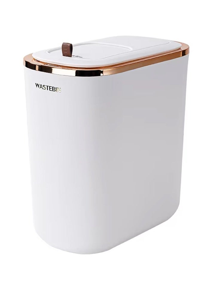 DubaiGallery Automatic Sensor Trash Can Narrow Bathroom Kitchen Smart Trash Can Household Trash Can Garbage Can 12L - Image 1