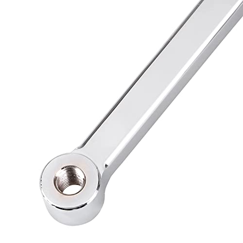 XMMT Chrome 9.84" Extended Shifter Lever Heel Toe Shift Levers Set Compatible with Harley 1986-later FL Softail, 1988-later Touring FLH/FLT and '08-Later Trike Models - Image 4