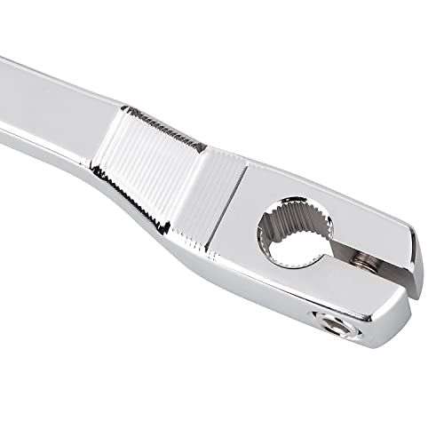 XMMT Chrome 9.84" Extended Shifter Lever Heel Toe Shift Levers Set Compatible with Harley 1986-later FL Softail, 1988-later Touring FLH/FLT and '08-Later Trike Models - Image 5
