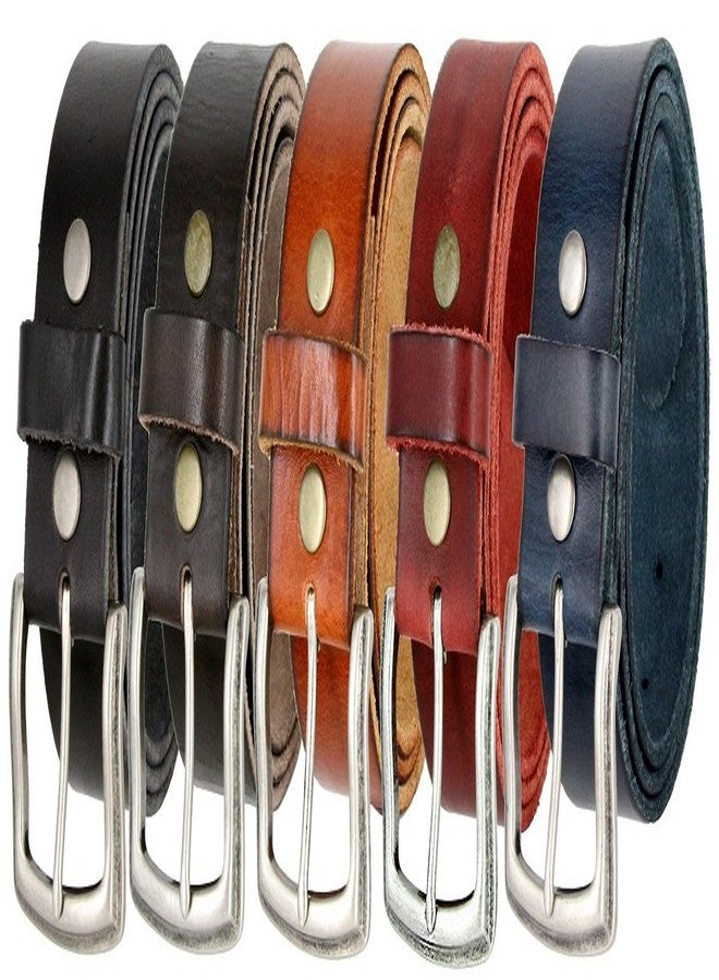 بيلتس.كوم حزام جينز رجالي أصلي من قطعة واحدة مصنوع من الجلد الطبيعي بالكامل، مقاس 1-1/2 بوصة = 38 مم (38، بني فاتح) - Image 5