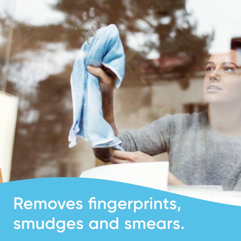 Windex Glass and Window Cleaner Spray Bottle, Bottle Made from 100% Recycled Plastic, Surface Cleaning Spray, Original Blue Scent, 23 Fl Oz (Pack of 2) - Image 4