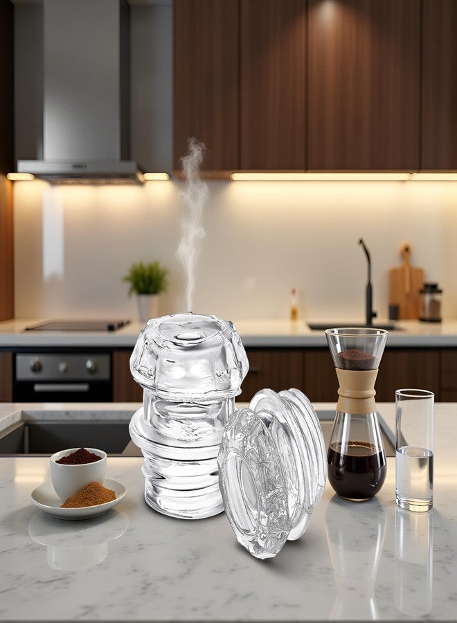 Rosojodg 1Pc Transparent Modern Coffee Percolator Glass Top Replacement Transparent Glass Knob Top for Percolator Replacement Parts for Coffee Pot Coffee Filters,Espresso Machine Parts and Accessories - Image 5