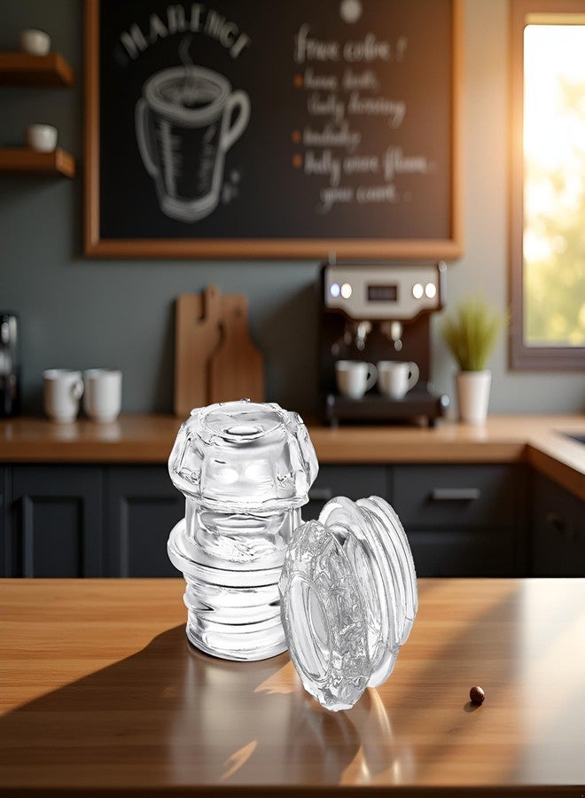 Rosojodg 1Pc Transparent Modern Coffee Percolator Glass Top Replacement Transparent Glass Knob Top for Percolator Replacement Parts for Coffee Pot Coffee Filters,Espresso Machine Parts and Accessories - Image 4