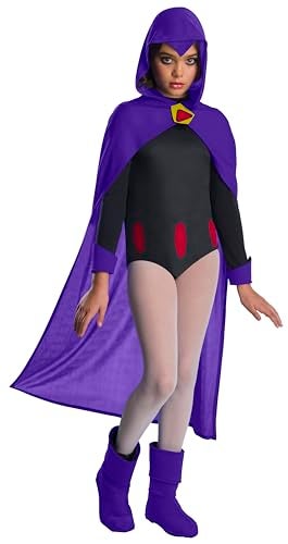 Rubies DC Teen Titans Go Raven Deluxe Costume for Kids by Rubies Girls Small - Image 1