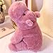 Leahaoe Weighted Stuffed Animals 177 22lbs Soft Pink Hippo Stuffed Animal Small Cuddly Weighted Hippo Plush for Comfort - Image 2