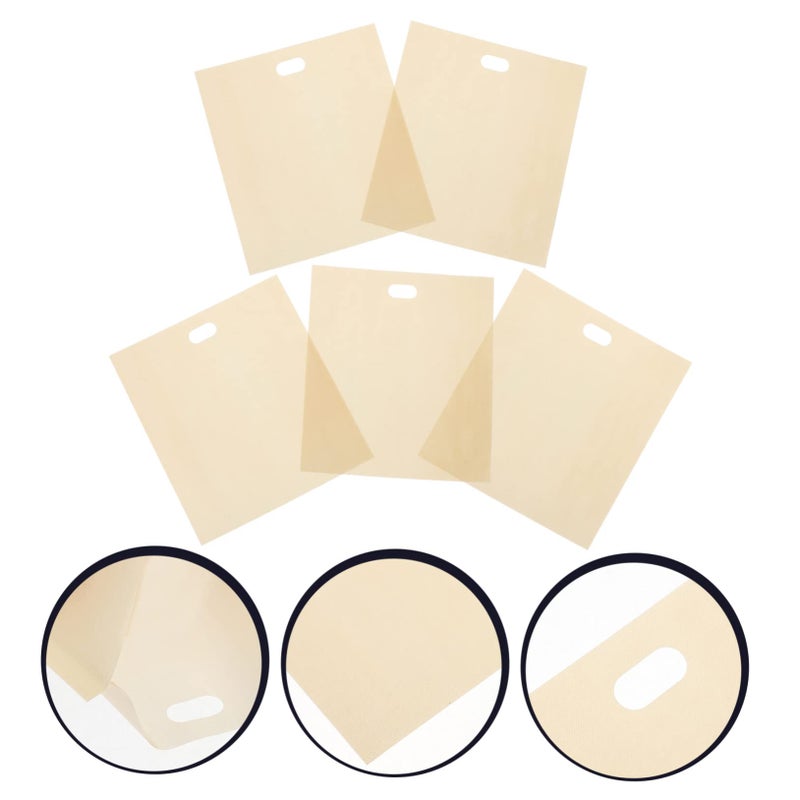 Reusable Toaster Bags 5 Pack Non Stick Sandwich Sleeves Microwave Safe Easy Clean - Image 5
