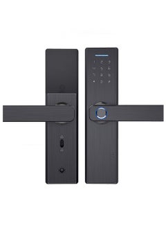 Electronic Smart Lock, WIFI App, fingerprint ,M1 card , Pass word or key 5-in-1 to unlock, Intelligent Biometric Fingerprint Aluminium Alloy Door Locks (Suitable for door thickness 3.5-4.5cm)