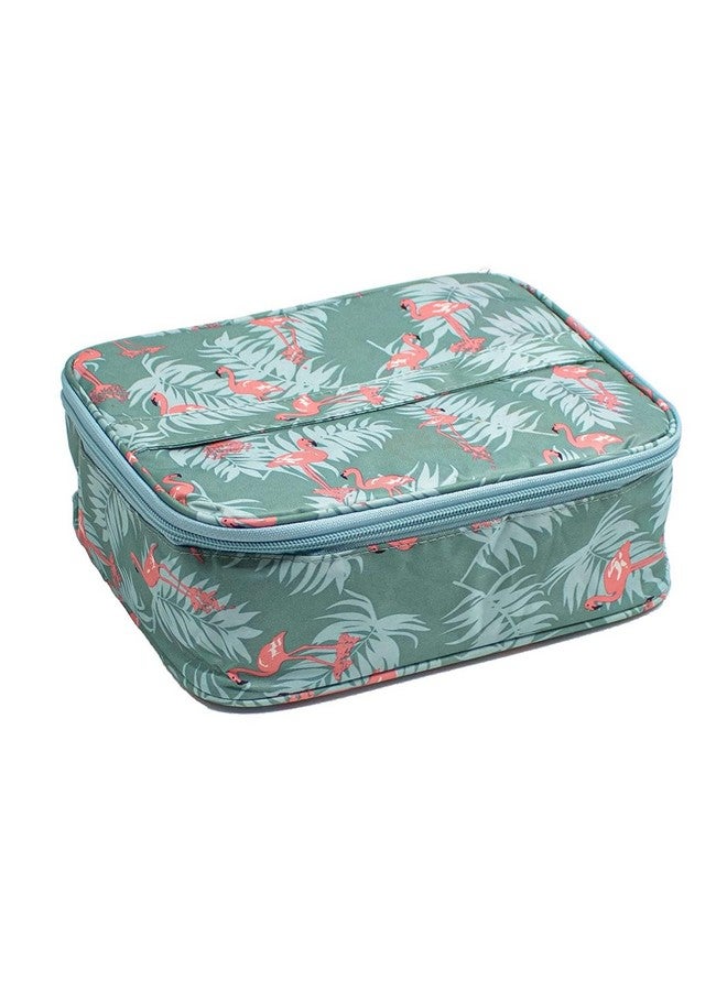 SHRBI Travel Makeup Cosmetic Case Storage Bag with Household Grooming Kit with Handle for Women Innerwear and Adjustable Travel Cosmetic Case - Image 1