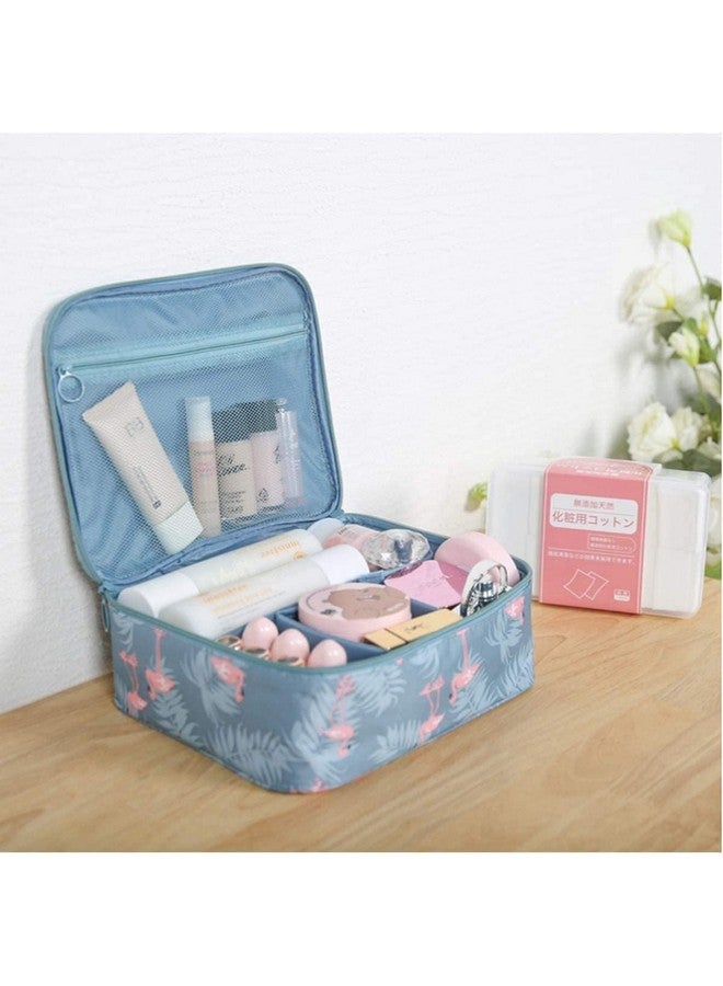 SHRBI Travel Makeup Cosmetic Case Storage Bag with Household Grooming Kit with Handle for Women Innerwear and Adjustable Travel Cosmetic Case - Image 4