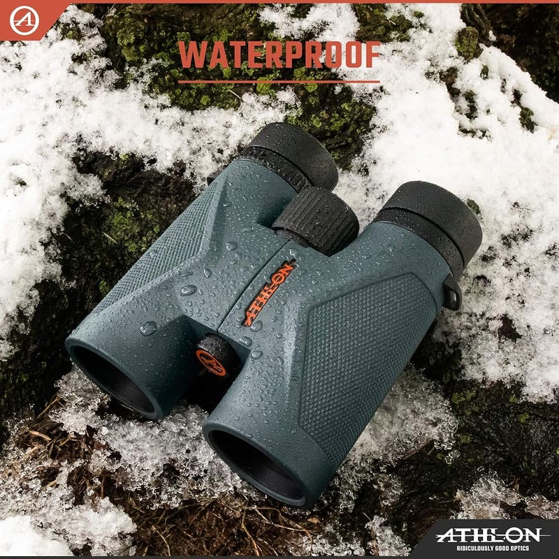 Athlon Optics Midas 8x42 ED Binoculars for Adults and Kids, Waterproof, Durable Binoculars for Bird Watching, Hunting, Concert, Sports, ED Roof - Image 5