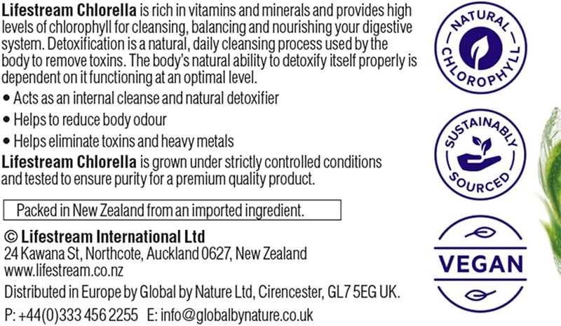 Lifestream Chlorella 100g Powder - Image 4