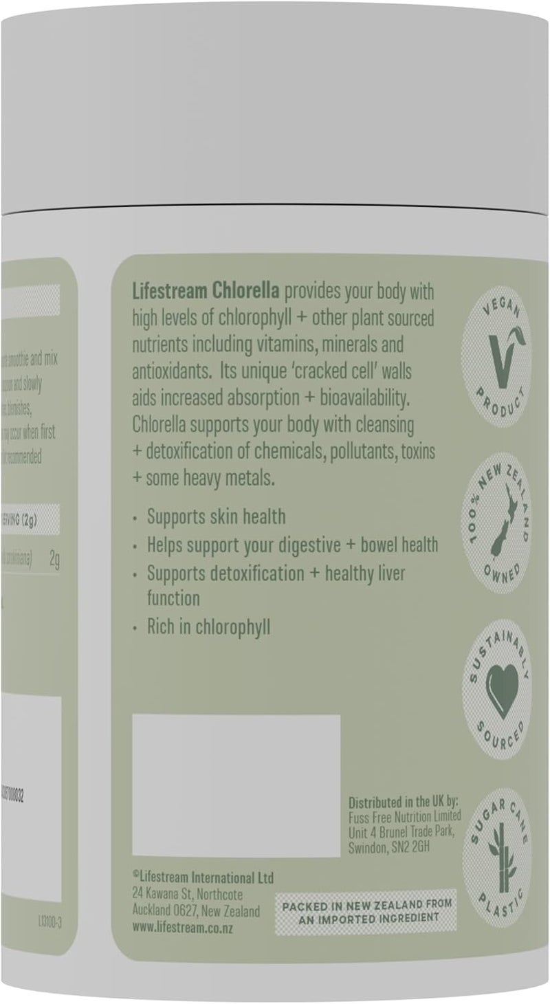 Lifestream Chlorella 100g Powder - Image 3