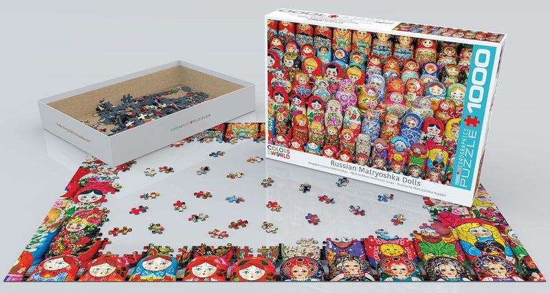 eurographics لعبة بازل يوروغرافيكس 5420 دمى ماتريوشكا الروسية 1000 قطعة - Image 3