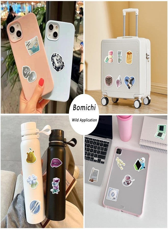 BOMICHI 240 Pcs Colorful Aesthetic Stickers for Scrapbooks,Cute Vinyl Stickers with 4 Different Colorful Themes for Water Bottles Laptop Stickers Skateboard Notebooks Phone Kindle - Image 4
