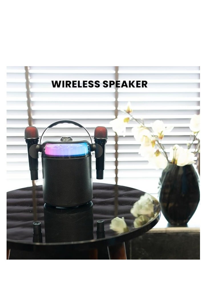 CELLECOR - Cellecor Speaker UltraBox| dual karaoke mic| bluetooth speaker| wireless speaker| 40w usb port | TF card | coaxial port| multi led light - Image 1