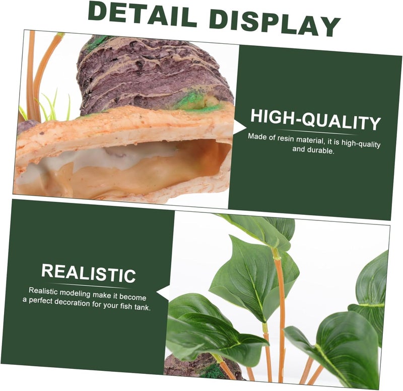 MAGICLULU Artificial Aquatic Plant Lifelike Simulation Plant for Fish Tank Decor Vibrant Hydroponic Water Plant Ornament for Home Aquarium Decoration and Multi Scene Use - Image 2