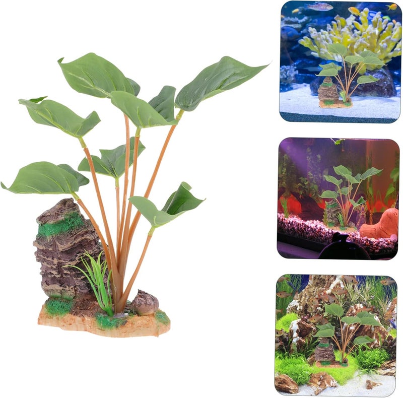 MAGICLULU Artificial Aquatic Plant Lifelike Simulation Plant for Fish Tank Decor Vibrant Hydroponic Water Plant Ornament for Home Aquarium Decoration and Multi Scene Use - Image 4